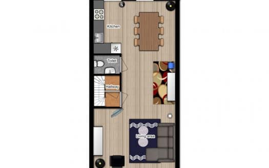 Two Bedroom – South